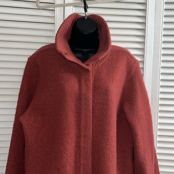 NWOT Centigrade Outerwear Womens Wool Long Sweater Coat Snap Closure - Picture 2 of 8